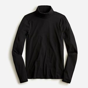 NWT J. Crew size XL black thin turtleneck